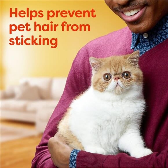 Bounce Pet Hair & Lint Guard Mega Fabric Softener Dryer Sheets with 3X Pet Hair - Picture 4 of 8